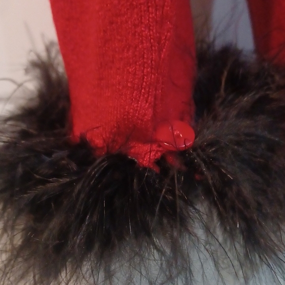 Worthington Red and Black Sweater - Picture 5 of 10